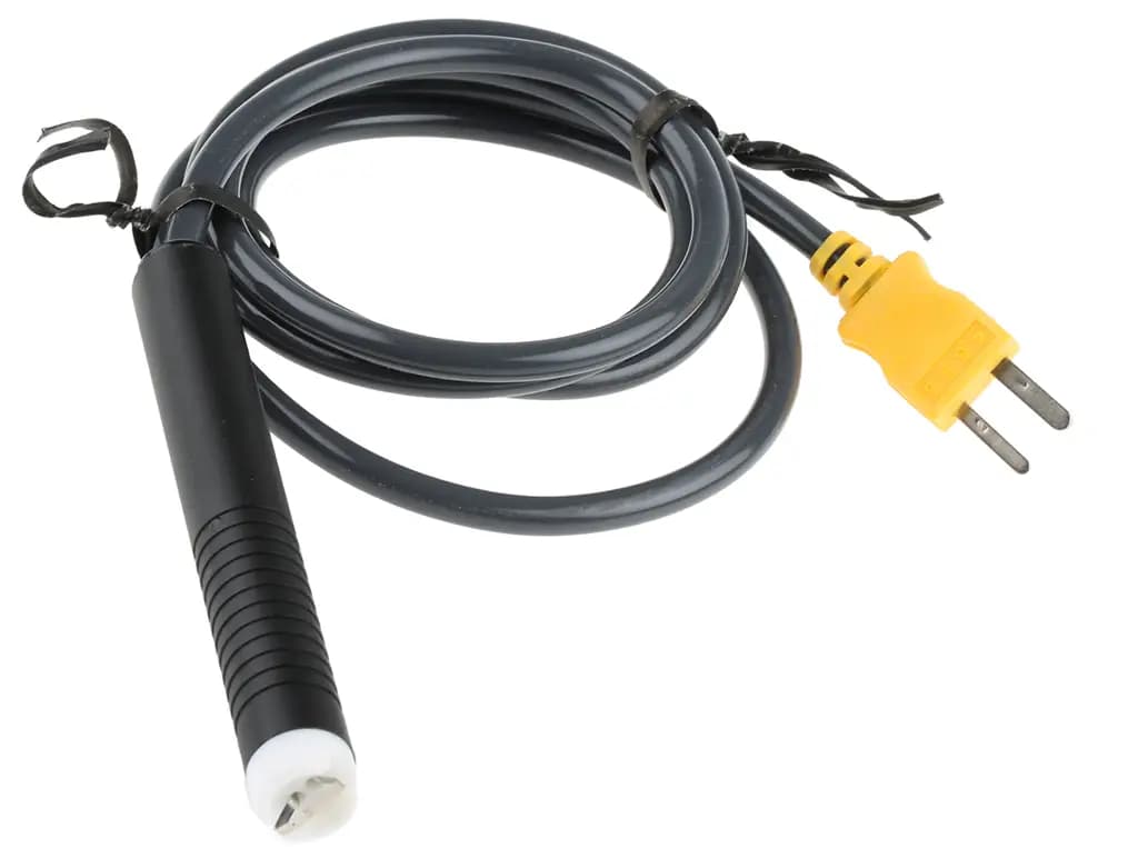 80PK-3A Датчик температуры поверхности Fluke типа K, длина 94 мм, диаметр 12,5 мм, макс. 260 °C