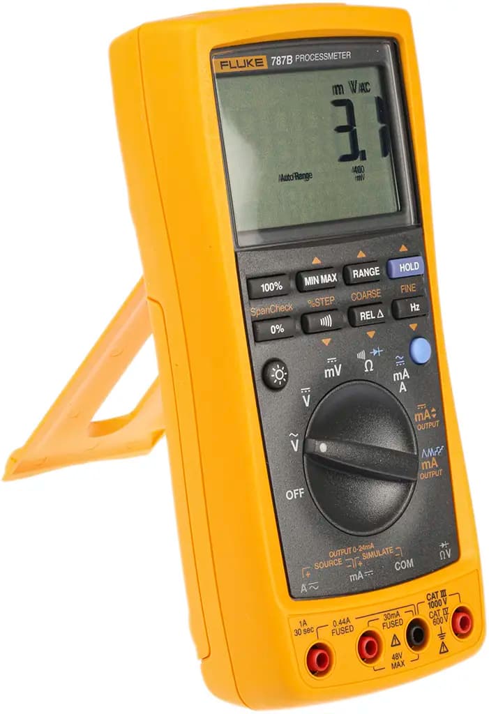 FLUKE 787B Fluke 787B 787B Ручной цифровой мультиметр True RMS, 1 А, 1 А, 1000 В