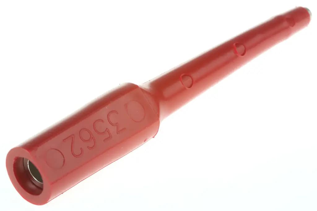 3562-2 Адаптер тестового разъема Fluke Red с медными, латунными контактами и золотым, никелированным покрытием
