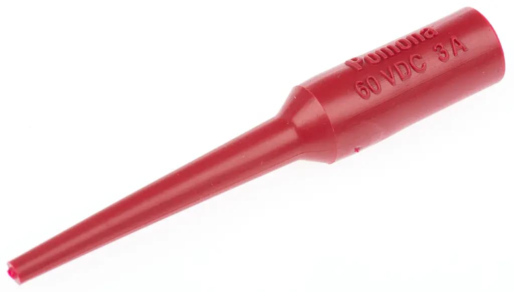 4690-2 Адаптер тестового разъема Fluke Red с латунными, медными контактами и никель-позолоченным покрытием