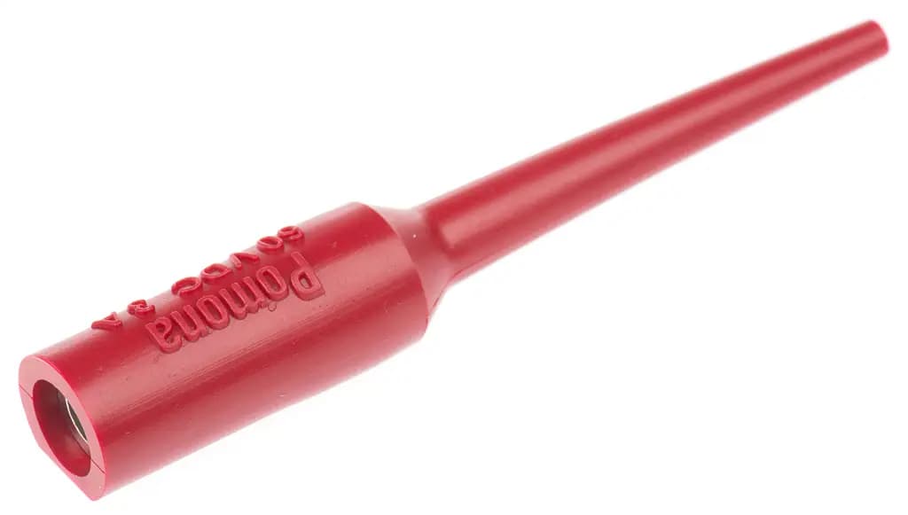 4690-2 Адаптер тестового разъема Fluke Red с латунными, медными контактами и никель-позолоченным покрытием