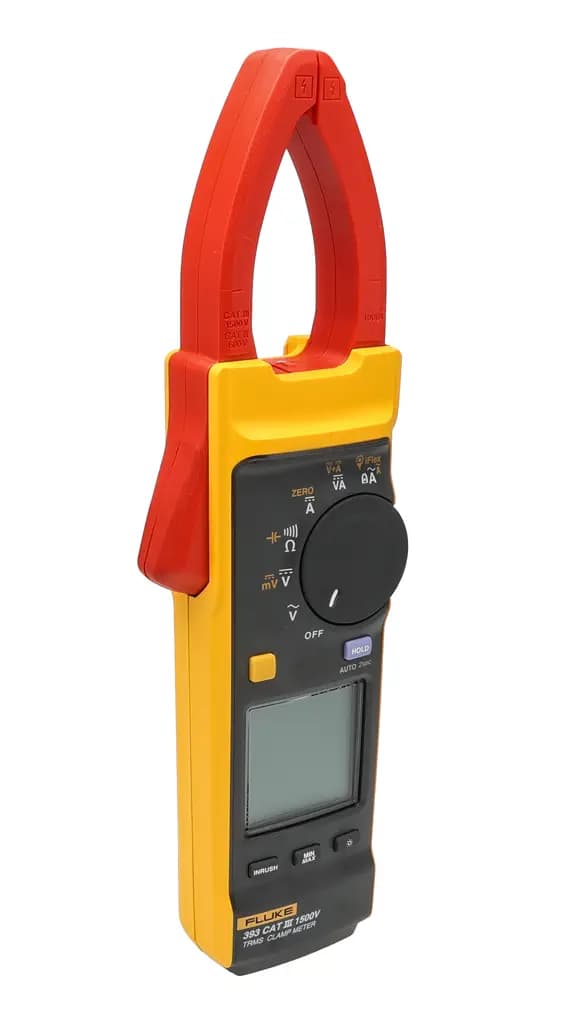 FLUKE 393/E Измерительные клещи Fluke 393/E, 1000 А постоянного тока 2500 А переменного тока 1500 В постоянного тока 1000 В переменного тока CAT IV, CAT III