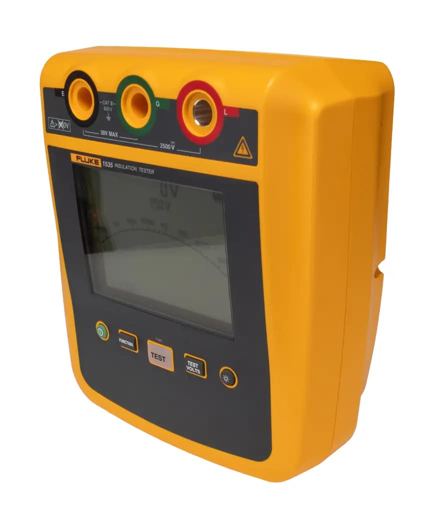 FLUKE 1535 Fluke 1535 Тестер изоляции, 250 В мин., 2500 В макс., 500 ГОм CAT IV