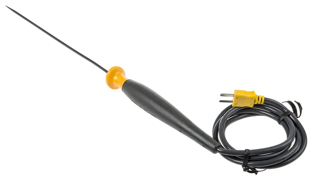 80PK-26 Fluke Type K Круглый датчик температуры типа K, длина 203,2 мм, диаметр 4,8 мм, макс. 816 °C