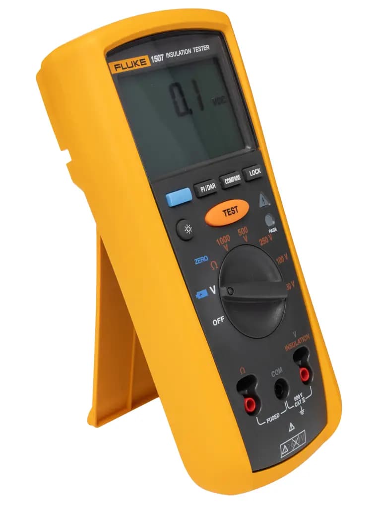 FLUKE 1507 Fluke 1507 Тестер изоляции, 50 В мин., 1000 В макс., 10 ГОм CAT III, CAT IV