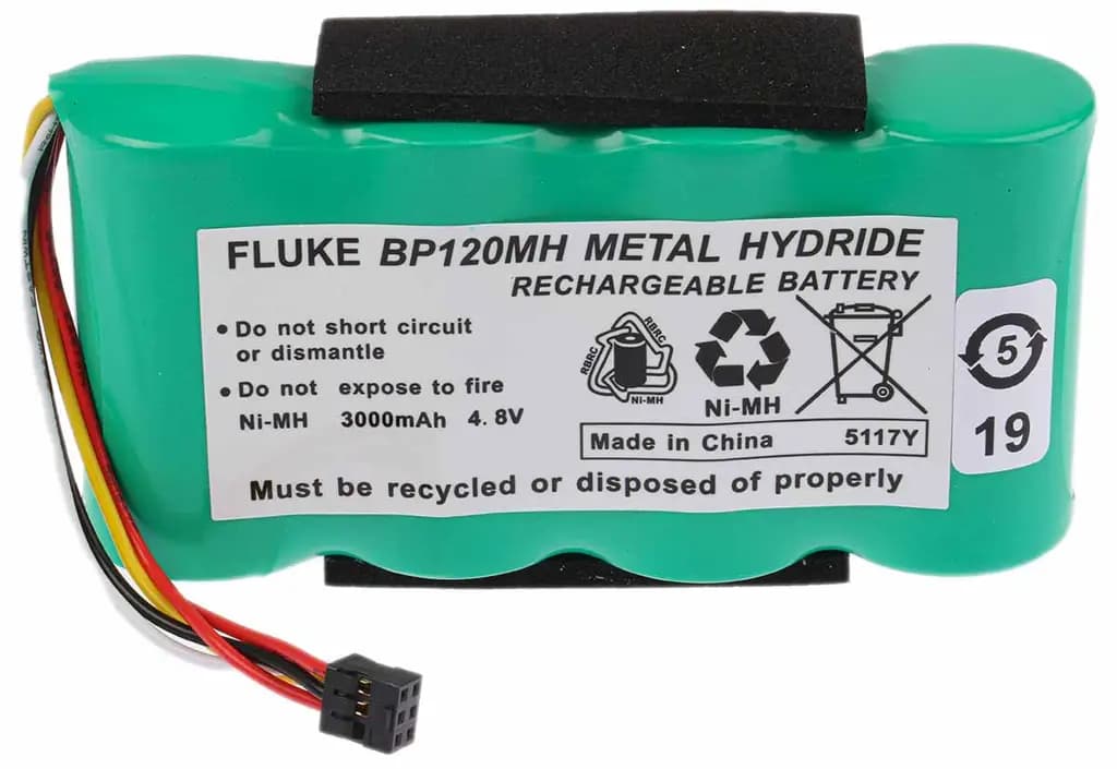 FLUKE BP120MH Батарейный блок Fluke BP120 для осциллографа, для использования с никель-металлогидридными сериями 120, 43B, 43