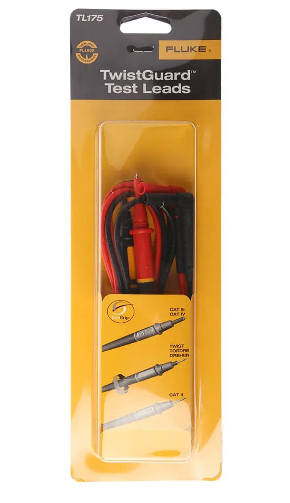 TL175 Комплект измерительных проводов Fluke TL175, CAT III, CAT IV, 10 А