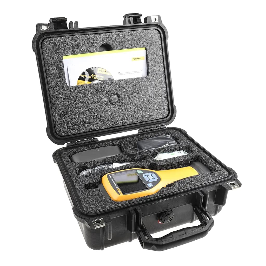 4131397 Измеритель качества воздуха Fluke 985 с регистрацией данных, 40 °C, макс. 40 °C, максимальная относительная влажность 95 %, от сети, с питанием от батареи