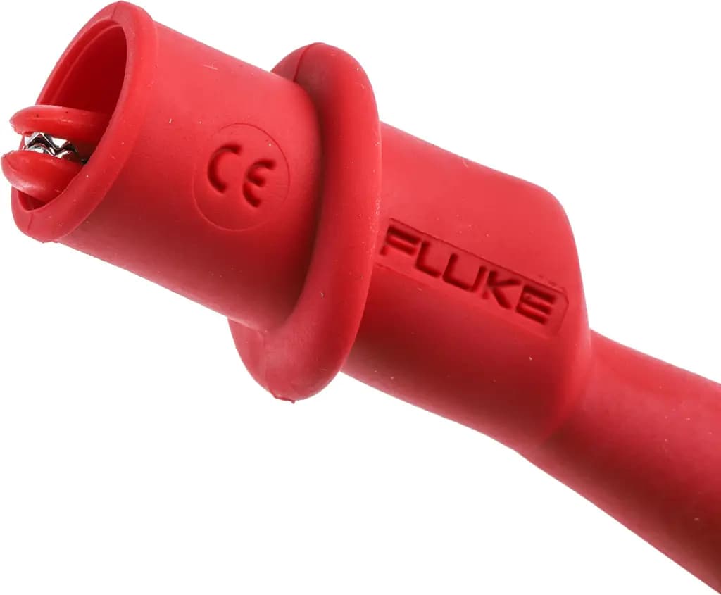 AC175 Зажим «крокодил» Fluke, контакт из никелированной стали, черный, красный
