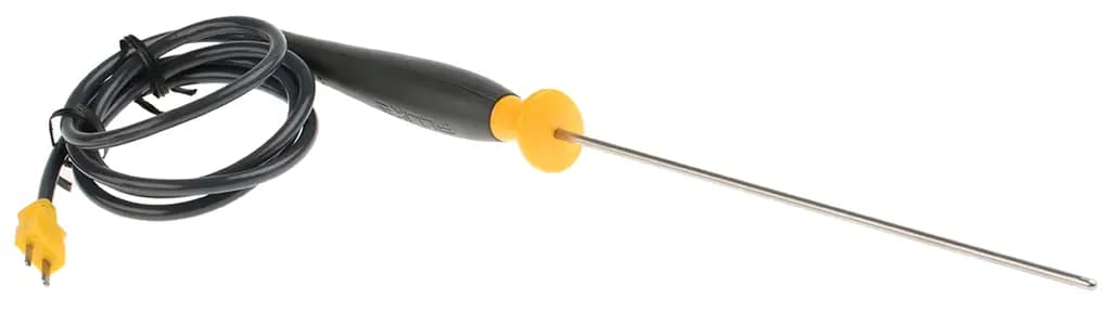 80PK-22 Датчик температуры общего назначения Fluke типа K, длина 213 мм, диаметр 3,2 мм, макс. 1090 °C