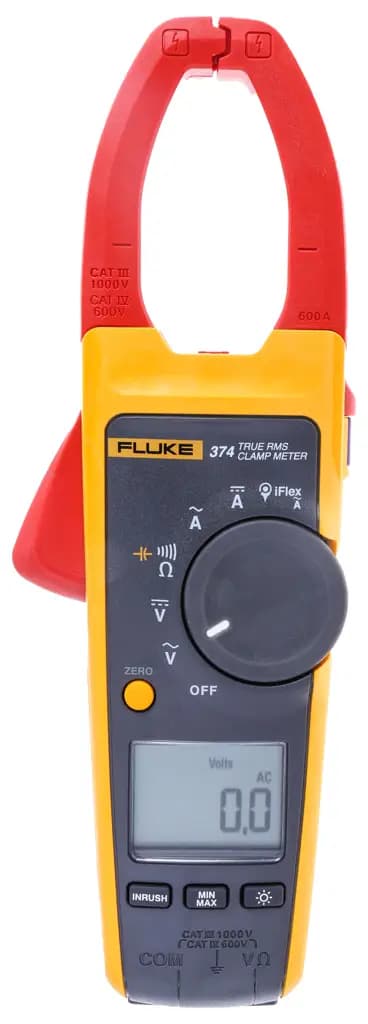 3790599 Измерительные клещи Fluke 374 600 В постоянного тока 600 В переменного тока CAT IV, CAT III