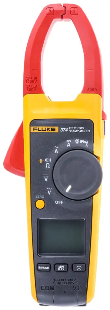 3790599 Измерительные клещи Fluke 374 600 В постоянного тока 600 В переменного тока CAT IV, CAT III