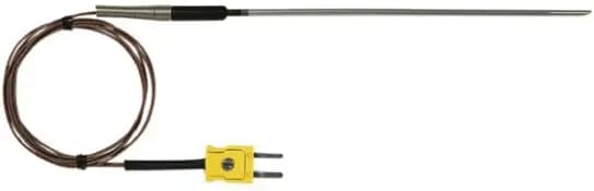80P9A Fluke типа J, вставка копья, воздух, поверхность, общий датчик температуры, длина 140 мм, диаметр 9,5 мм, макс. 260 °C