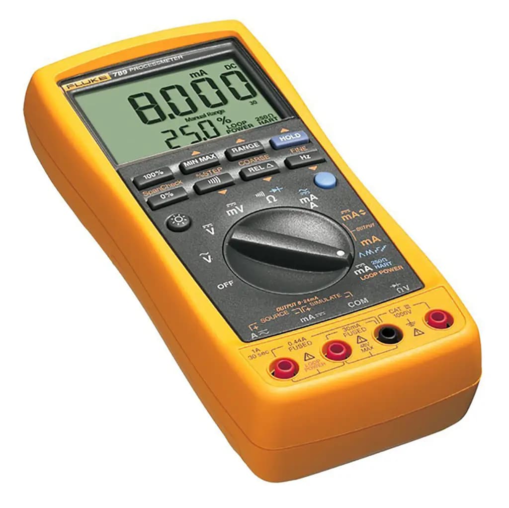 FLUKE 789 Многофункциональный калибратор Fluke 789, 30 мА, 1000 В переменного тока 50 мм 203 мм 100 мм