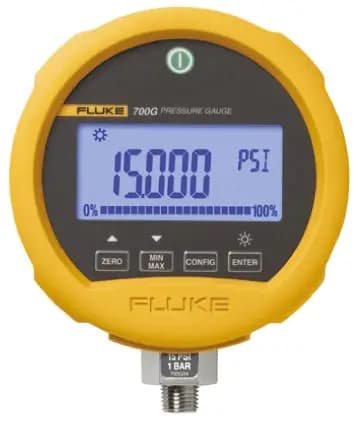 FLUKE 700G10 Манометр Fluke G 1/4 RS232, 114 мм, 140 бар, калиброванный