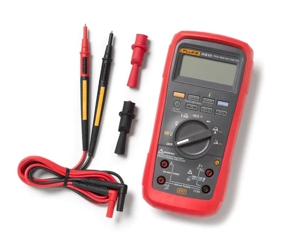 FLUKE 28 IIEX Ручной цифровой мультиметр Fluke 28EX True RMS