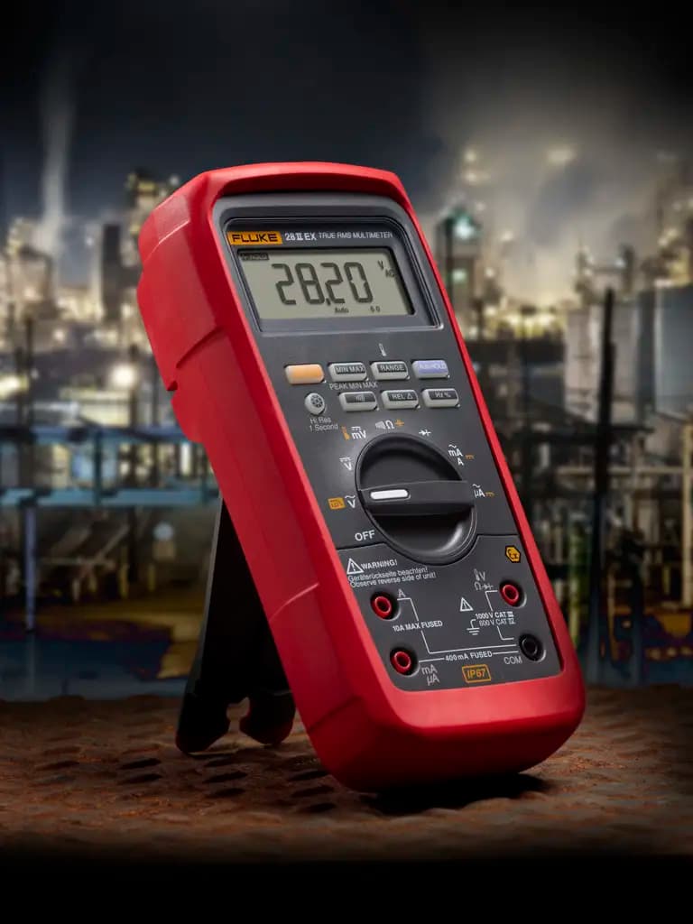 FLUKE 28 IIEX Ручной цифровой мультиметр Fluke 28EX True RMS