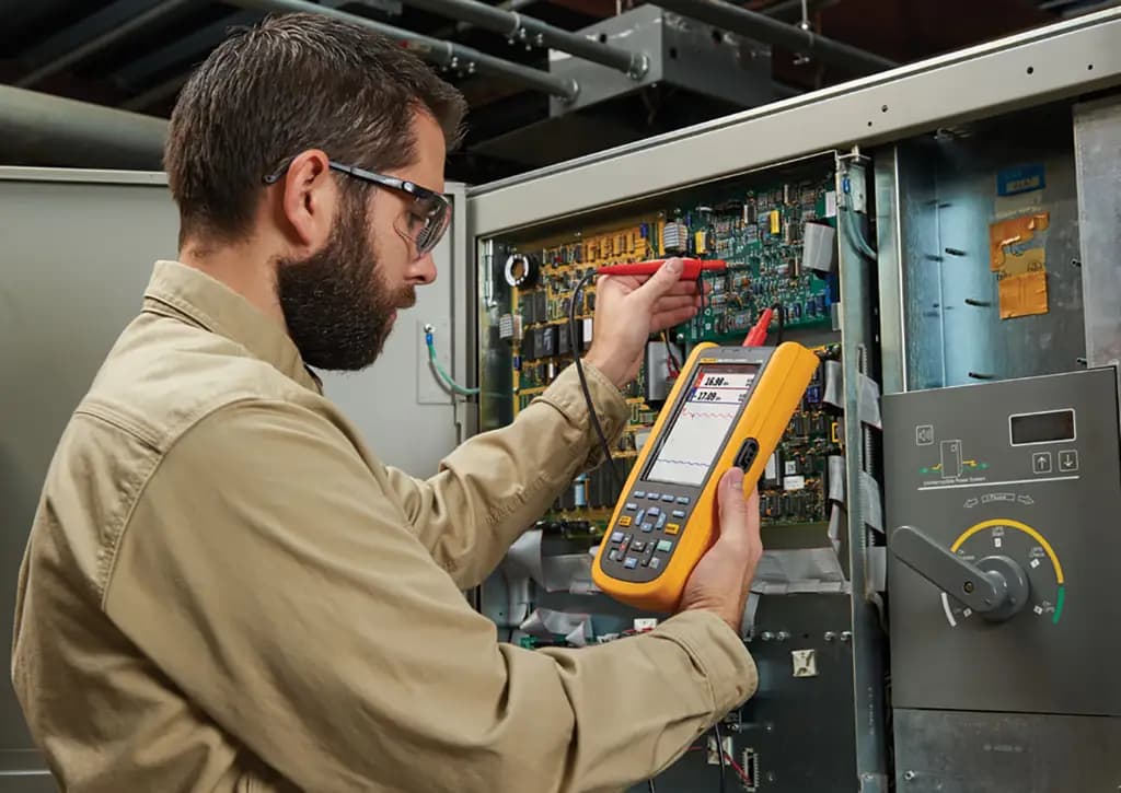 FLUKE 123B/INT Серия Fluke 120B, ручной осциллограф, 20 МГц, 2 канала
