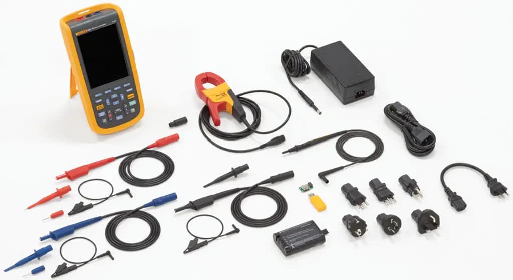 FLUKE 123B/INT Серия Fluke 120B, ручной осциллограф, 20 МГц, 2 канала