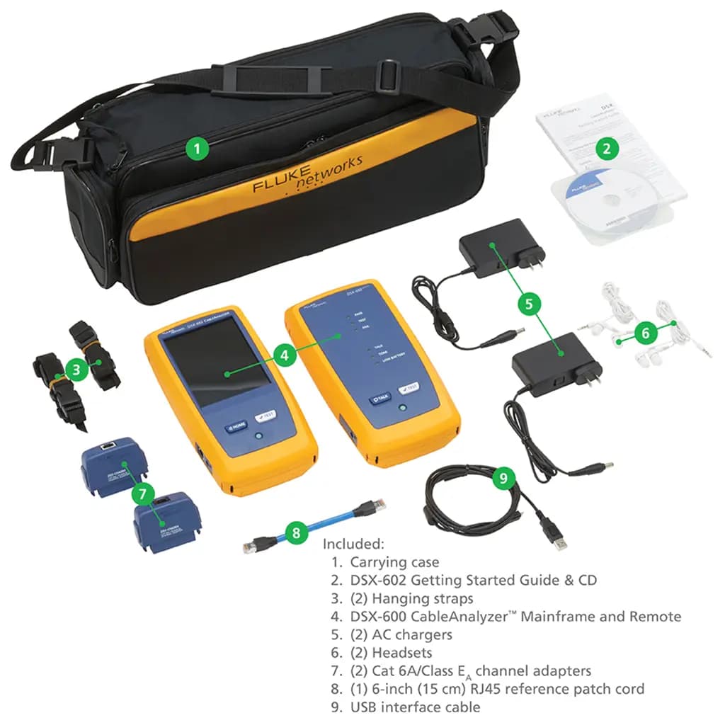 Fluke Networks Сетевой тестер DSX-602-PRO RJ45