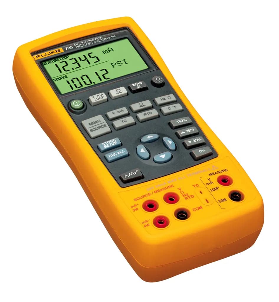 725/APAC/EMEA Многофункциональный калибратор Fluke 725, 24 мА, 30 В 236 мм 130 мм 47 мм
