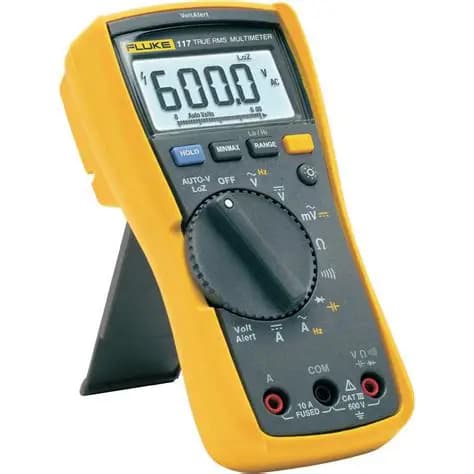 FLUKE 117 евро Fluke 117 Fluke 117 Ручной цифровой мультиметр True RMS, 10 А переменного тока, 10 А постоянного тока, 600 В переменного тока