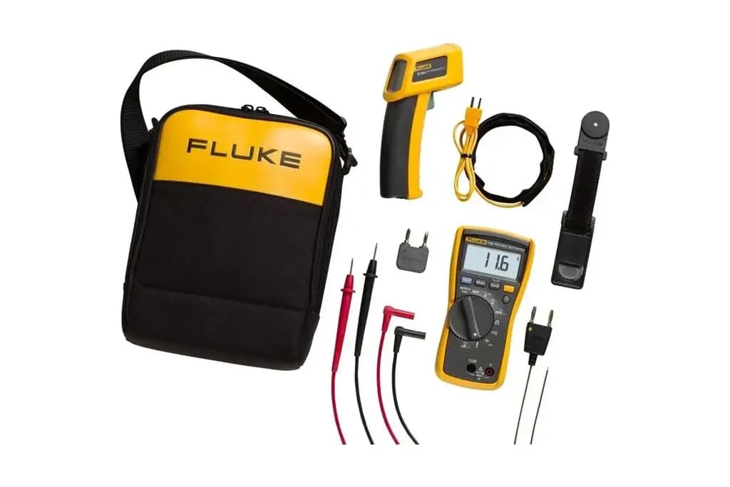 FLUKE 116 евро Ручной цифровой мультиметр Fluke 116 True RMS, 600 мкА переменного тока, 600 мкА постоянного тока, 600 В переменного тока