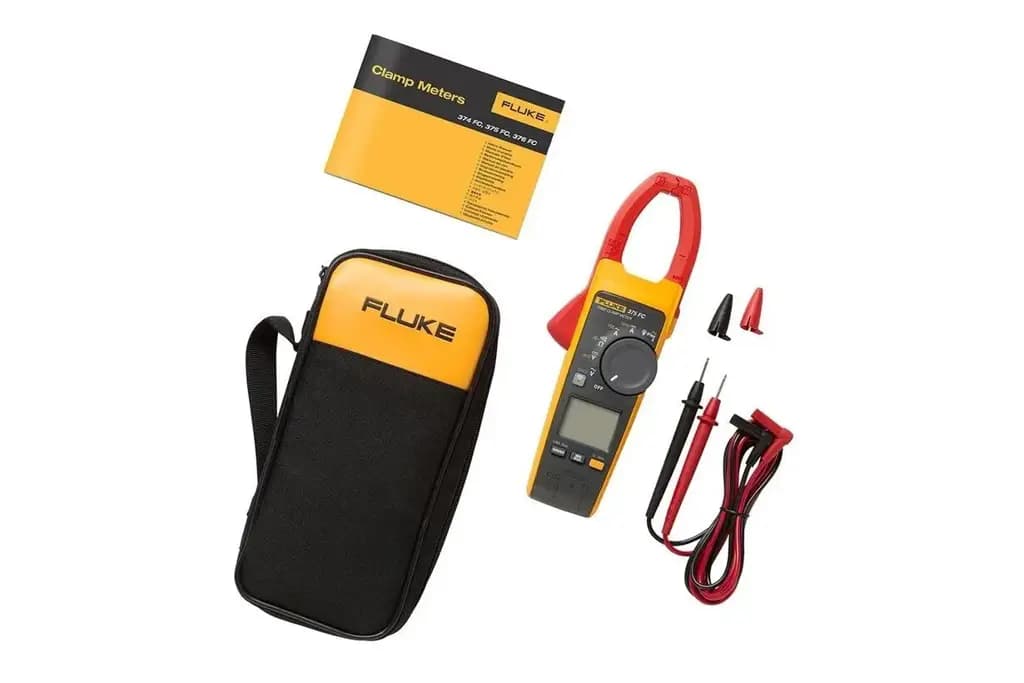 FLUKE 375 FC Fluke 375 FC Измерительные клещи, 600 А постоянного тока 600 А переменного тока 1000 В постоянного тока 1000 В переменного тока CAT III, CAT IV Бесконтактный детектор напряжения