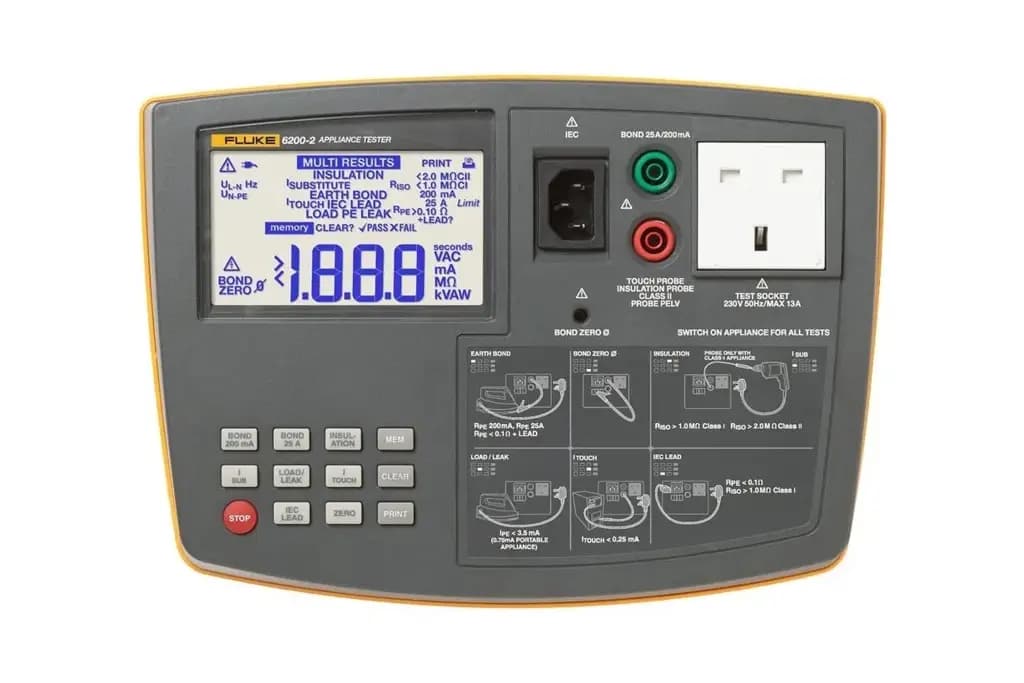 FLUKE 6500-2 UK Комплект для тестирования Fluke 6500 PAT, класс II, тип тестирования класса I