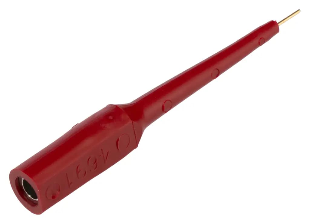4691-2 Адаптер тестового разъема Fluke Red с латунными контактами и позолоченным покрытием