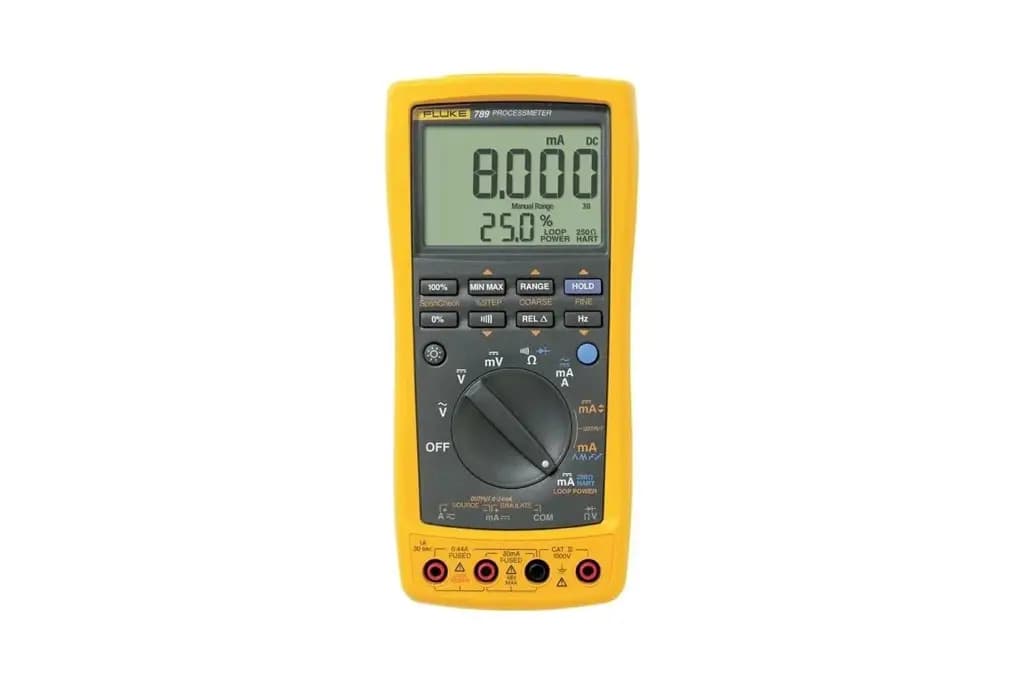 FLUKE 789 Многофункциональный калибратор Fluke 789, 30 мА, 1000 В переменного тока 50 мм 203 мм 100 мм