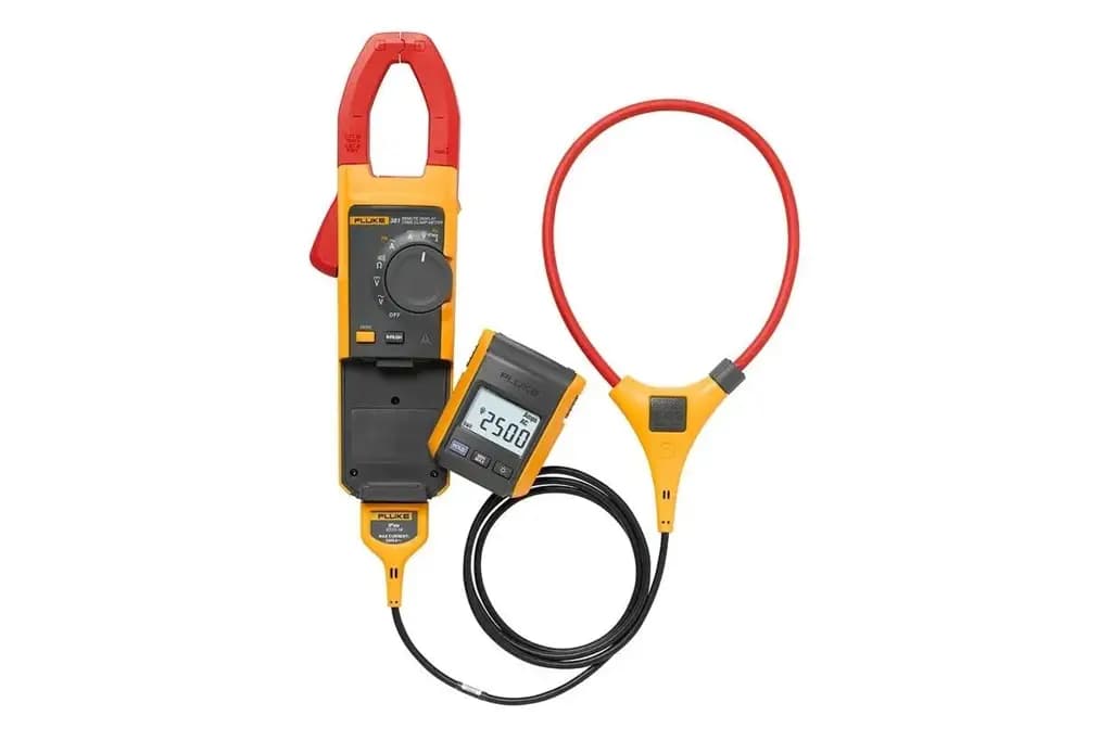 FLUKE 381 Fluke 381 Измерительные клещи, 999,9 А 2500 А 1000 В постоянного тока 1000 В переменного тока CAT IV, CAT III Бесконтактный детектор напряжения
