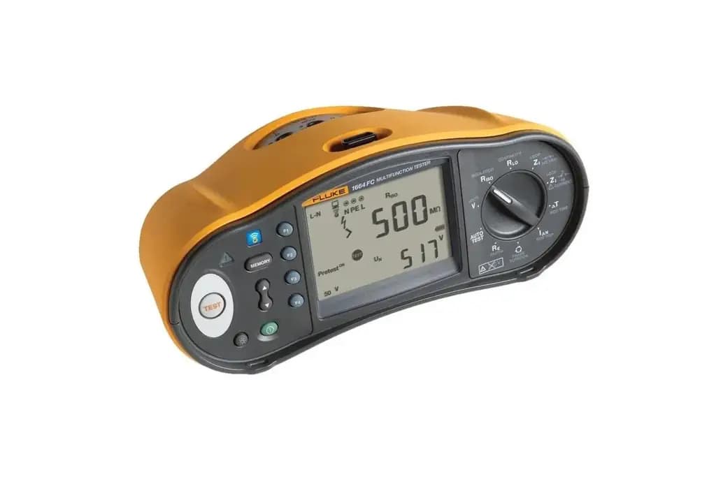 FLK-1664FC SCH Многофункциональный тестер Fluke 1664FC, измерение сопротивления заземления 1000 В с USB