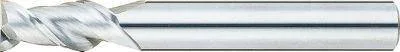 Misumi Carbide Square End Mill for Aluminum Machining, 2-Flute / 2D Flute Length (Short) Model
