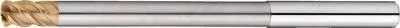 Misumi TSC series carbide composite radius end mill, for high-feed machining, 4-flute, 45° spiral / long shank, short model