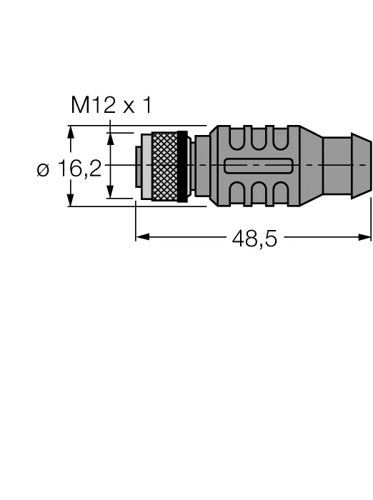 PROFIBUS кабель: оболочка кабеля PVC - RKSW-D9S/T455-1M - 6603222 Turck