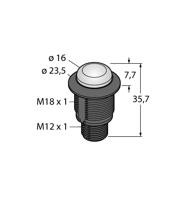 Светодиодный индикатормаяк - S18LGRXPQ Turck