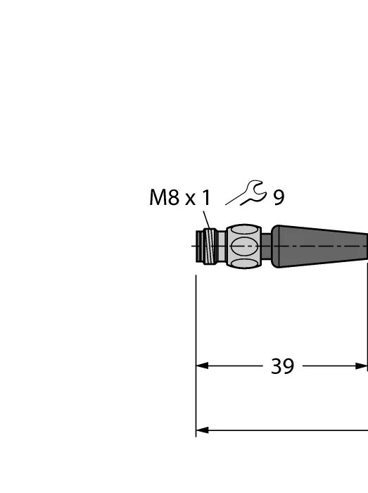 Для пищевой промышленности, гигиена / TPEсоединительный кабель - PSGH4M-15/TFG - 6933483 Turck