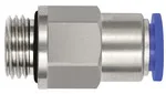 Riegler 151340 Прямой вставной фитинг, серия Blue, самофиксирующийся, G 1/4 вн. 195.148-1