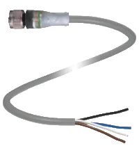 Pepperl+Fuchs. Female connector V1-G-E8W-3M-PUR