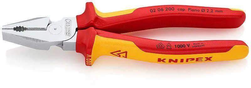 Knipex 02 06 200 Плоскогубцы комбинированные особой мощности