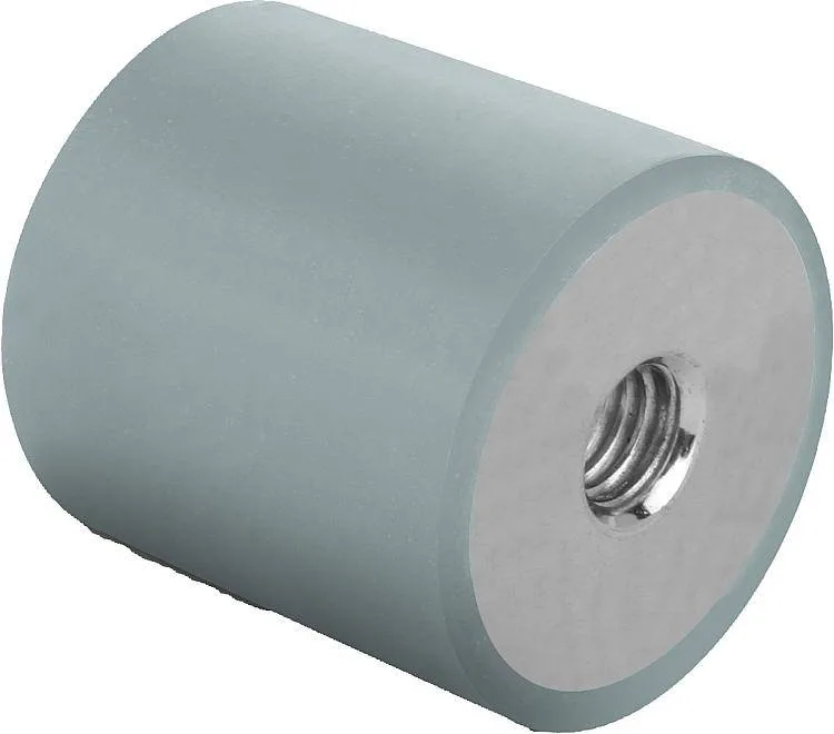 Norelem 26104-01 Rubber buffers stainless steel, type C