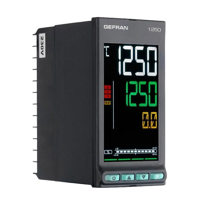 GEFRAN 10302 1250 PID Controller, 1/8 DIN