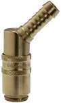 Riegler 107915 Закаленное соединение DN 6, краны 9 мм, латунь, Рукав шланга 45° 270.12