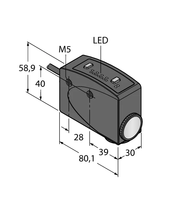 Фотоэлектрический датчикконвергентный датчикдатчик цветовой метки - R58ECRGB2 - 3075041 Turck