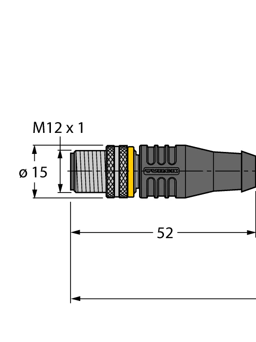 Кабель привода/датчика, ПУРСоединительный кабель - RSS12T-2/TXL - 6626923 Turck