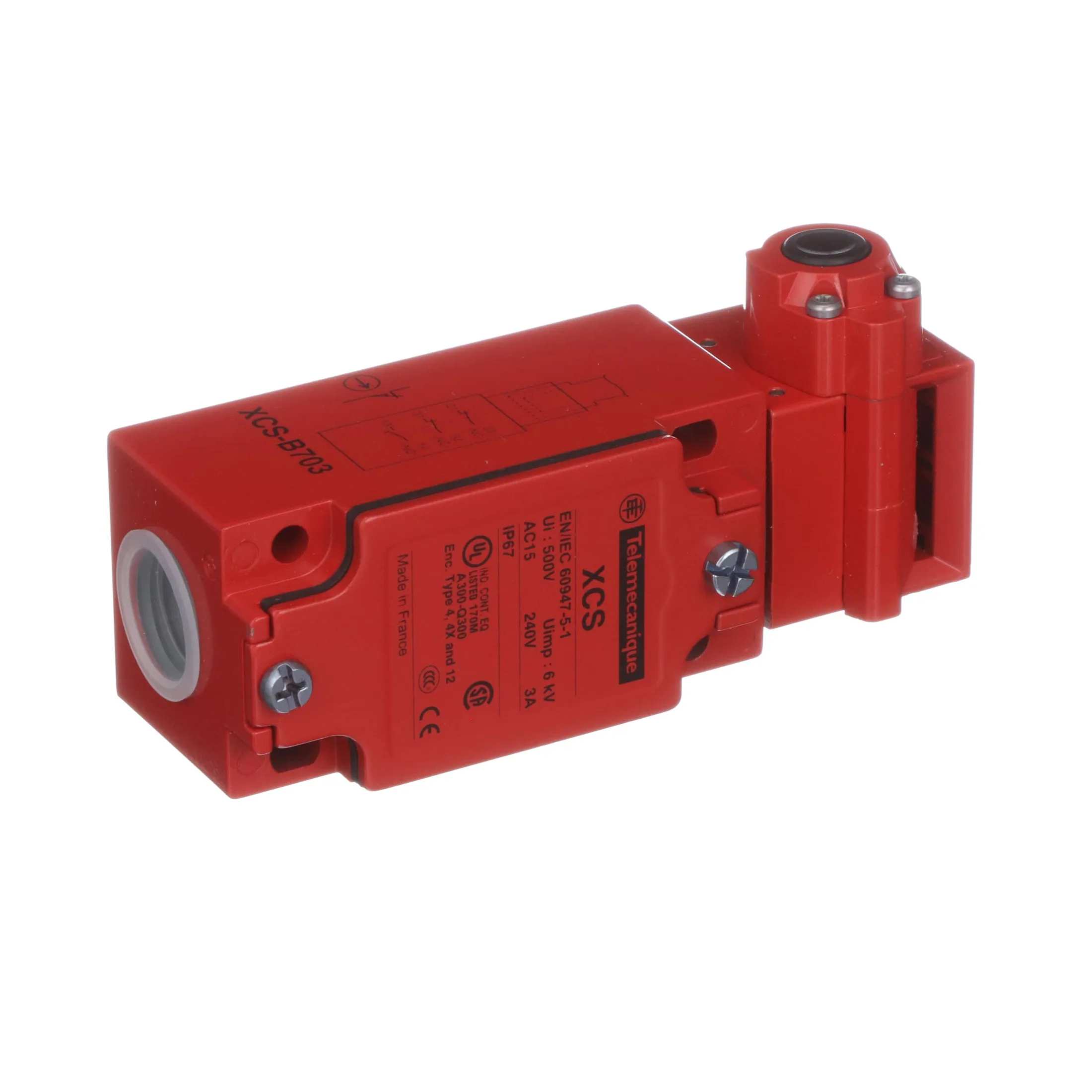 Переключатель с блокировкой Telemecanique Sensors XCSB703