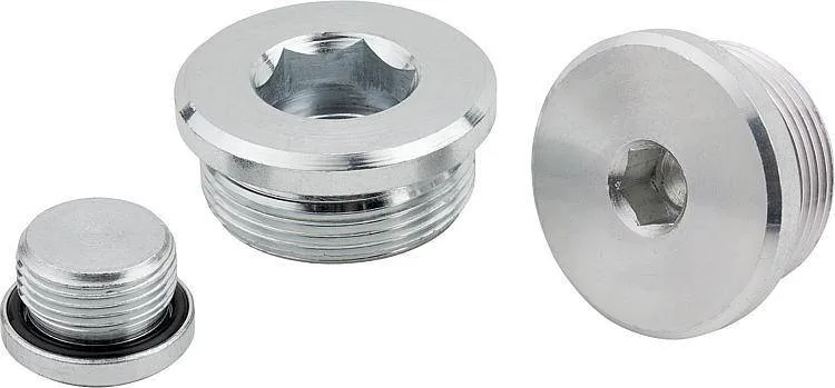 Norelem 28021 Screw plugs with hexagon socket
