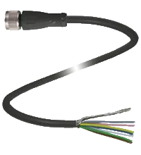 Pepperl+Fuchs. Cable socket, shielded V17-G-3M-PUR