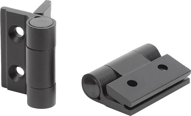 Norelem 27905 Spring hinges aluminium profile tension spring hinges, 0.20 Nm